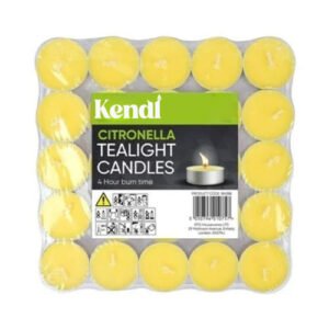 Citronella Tealight Candles Garden Home Mosquito Fly Insect Repeller Pack 50